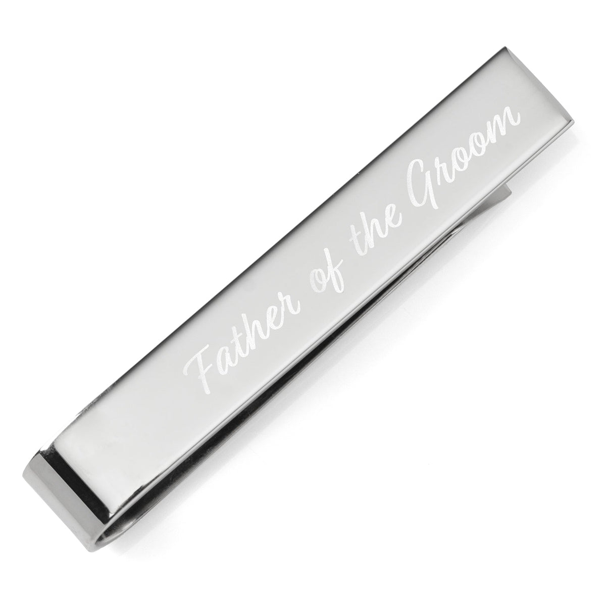 Wedding Title Engravable Tie Bar