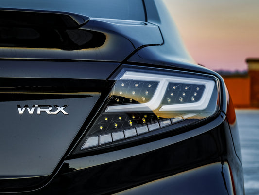 OLM Spec-AR LED Taillights (Clear Lens/Black Base/White Bar) - 2022+ WRX — photo 1 of 8