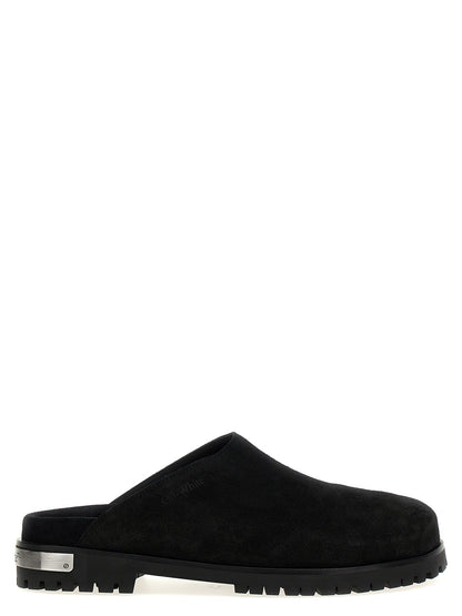 Off White 'Metal Logo' Clogs