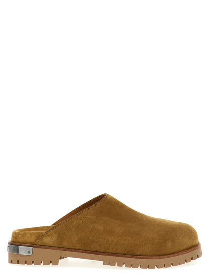 Off White 'Metal Logo' Clogs
