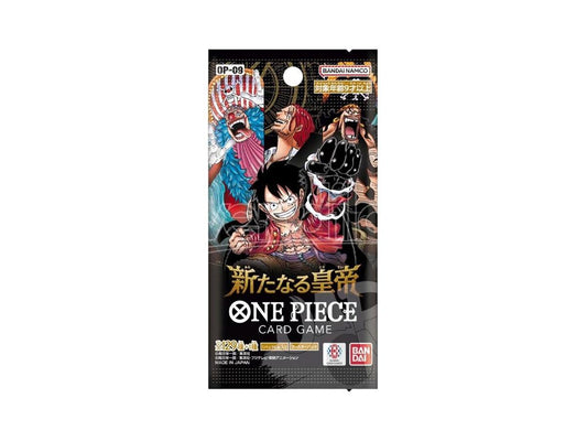 One Piece TCG - OP-09 - The New Emperor Booster Pack - Japonés (1 paquete de refuerzo)