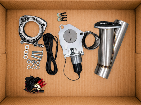 OPEN BOX 4.00" STAINLESS STEEL EXHAUST CUTOUT- SINGLE - WELD-IN