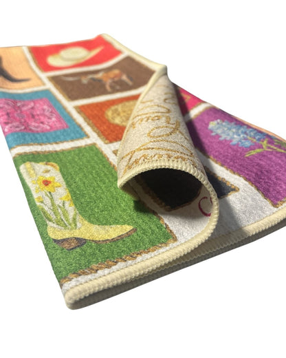 Out West Double-Sided Tea Towel