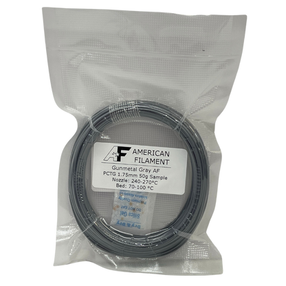 Gunmetal Gray AF 1,75 mm PCTG Filament – Hergestellt in den USA!