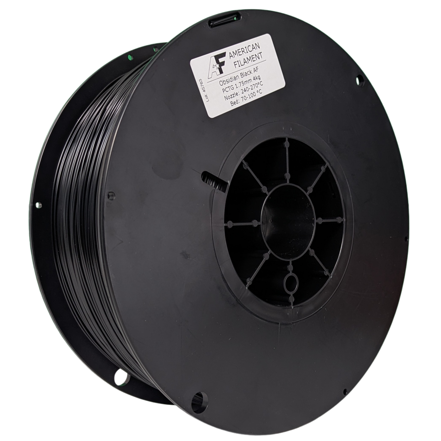 Obsidian Black AF 1.75mm PCTG Filament Made in USA!