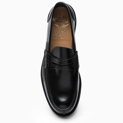 CHURCH'S Classic Shiny Leather Pembrey Loafers - Men's Footwear