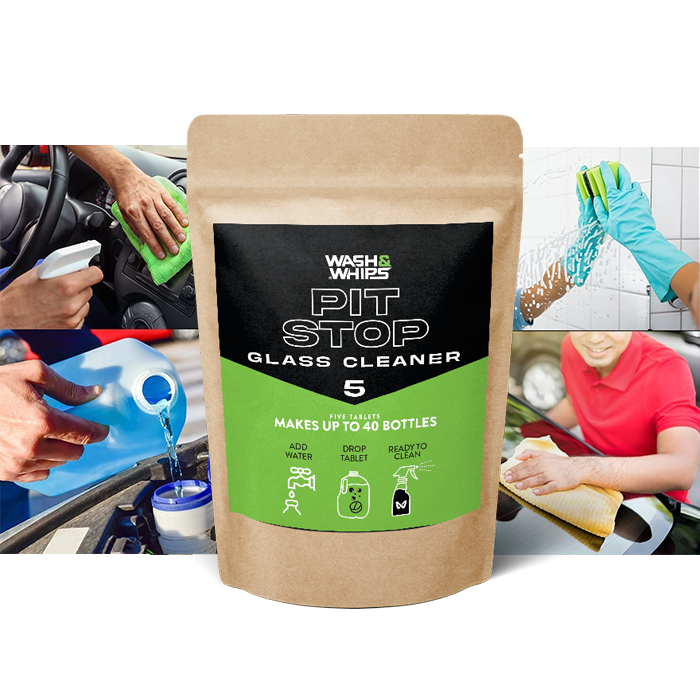 WASH&WHIPS Pit Stop Glass Cleaner / All Surface Cleaner Refill Tablets (Makes 5 Gallons) — photo 1 of 10