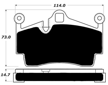 PMB-C Ceramic Pads for Porsche 987 Base Cayman (2005-2012) Rear — photo 3 of 4