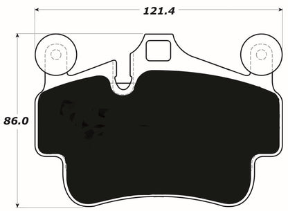PMB-C Ceramic Pads for Porsche 987 Boxster S (2005-2012) Front — photo 3 of 4