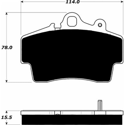 PMB-C Ceramic Pads for Porsche 987 Base Cayman (2005-2012) Front — photo 3 of 4