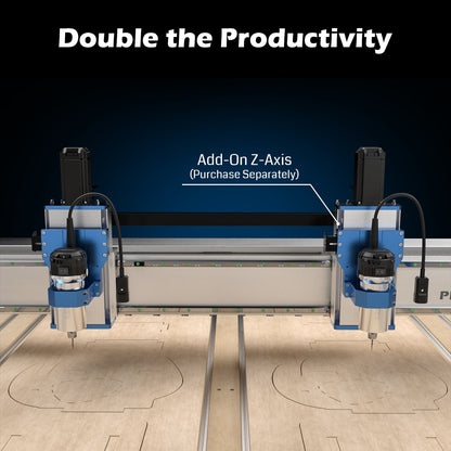 PROVerXL 4x4 CNC Router Machine, Support Dual Z-Axis, Closed-loop Stepper Motor, Ball Screw Drive System, 1300x1300 Work Area for Wood Metal Carving — photo 6 of 10