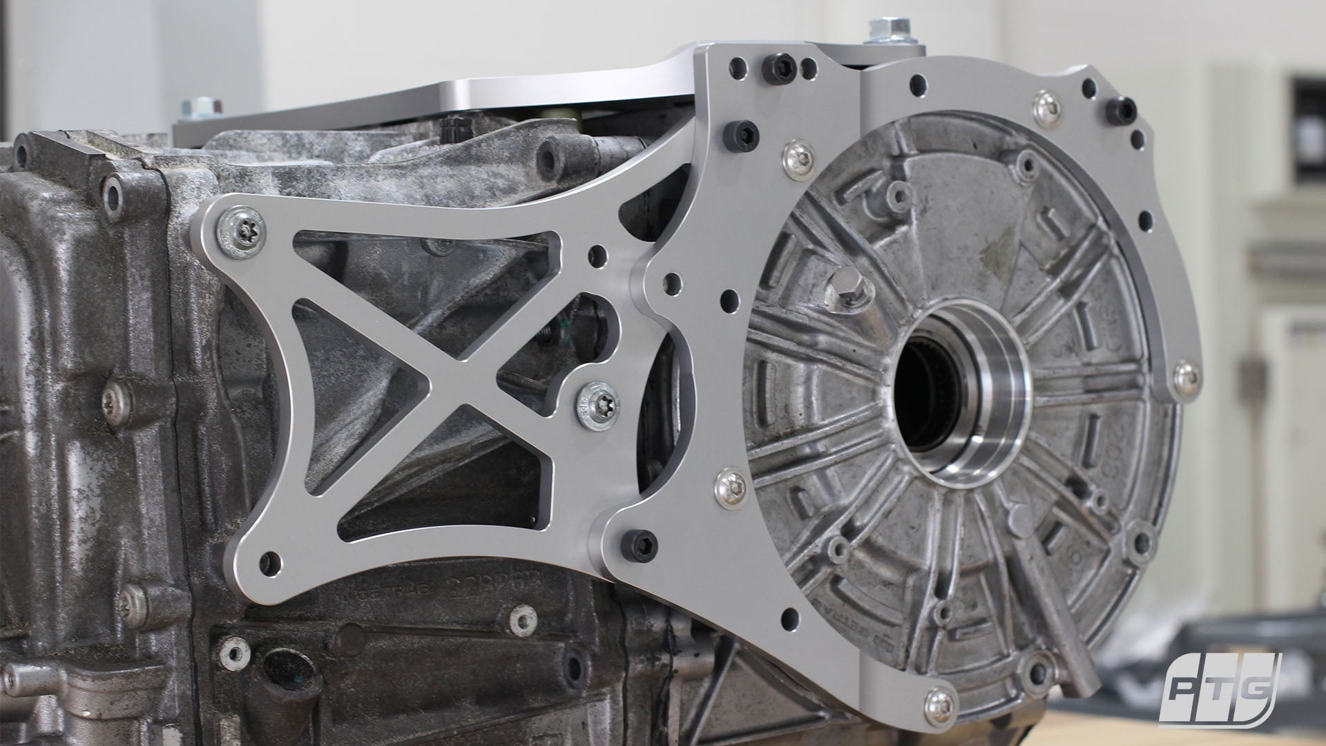 PTG 7DCL750 AMG GT / SLS Billet Transmission Brace System — photo 3 of 7