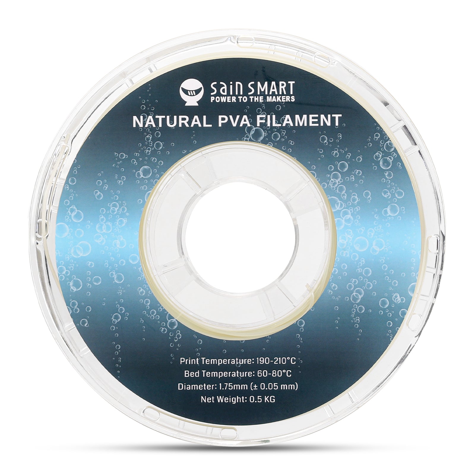Natural PVA Dissolvable Filament, Water Soluble Support 1.75mm, 0.5kg/1.1lbs, Accuracy +/- 0.05mm — photo 5 of 6