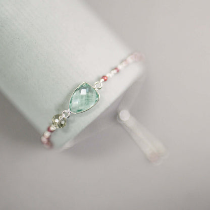London Blue Quartz Silver Isla Bracelet