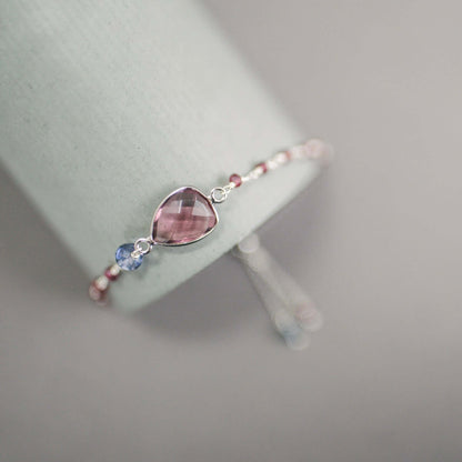 Green Amethyst Gold Isla Bracelet