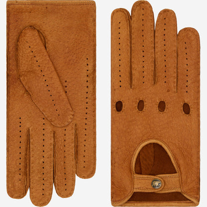 Raffaella (brown) – Luxurious Italian peccary driving gloves — photo 1 of 10