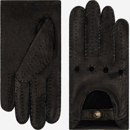 Raffaella (black) – Luxurious Italian peccary driving gloves — photo 1 of 10