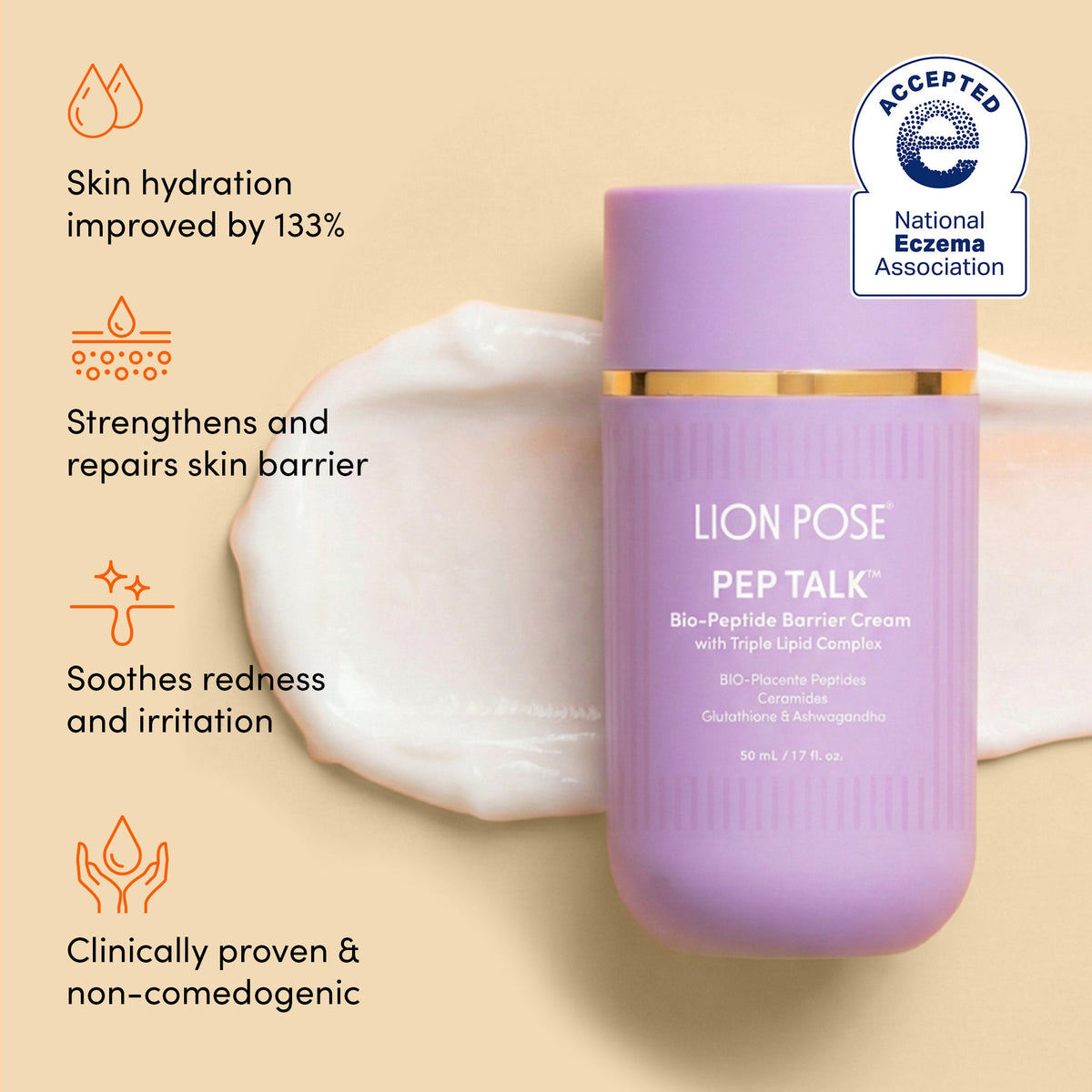 PEP TALK™ Bio-Peptide Barrier Repair Cream with Triple Lipid Complex
