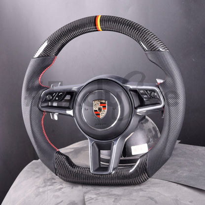 2014-2020 Porsche 911 (991.2) / GT3/GT3RS(991) / 718 Boxster/Cayman (982) / Cayenne (958.2) / Panamera (971) / Macan(95B)  |  Custom Steering Wheel by Exclusive Steering