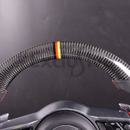 2014-2020 Porsche 911 (991.2) / GT3/GT3RS(991) / 718 Boxster/Cayman (982) / Cayenne (958.2) / Panamera (971) / Macan(95B)  |  Custom Steering Wheel by Exclusive Steering