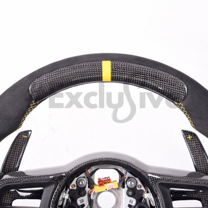 2014-2020 Porsche 911 (991.2) / GT3/GT3RS(991) / 718 Boxster/Cayman (982) / Cayenne (958.2) / Panamera (971) / Macan(95B)  |  Custom Steering Wheel by Exclusive Steering