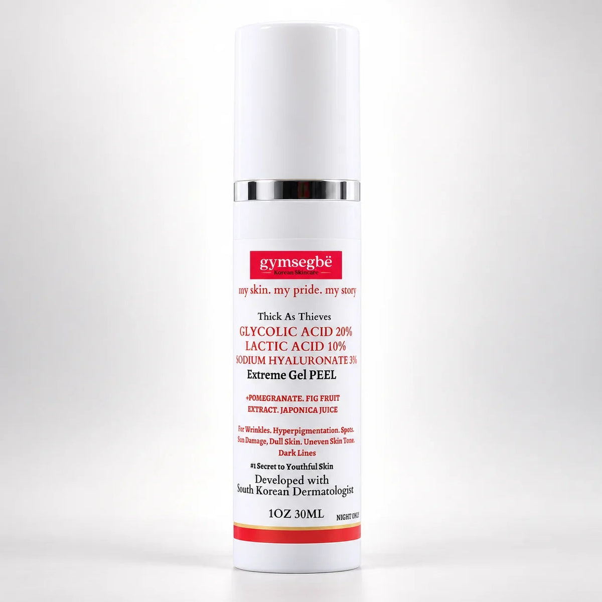 Thick As Thieves Pure Glycolic Acid Lactic Acid Extreme Gel Peel - 30ml