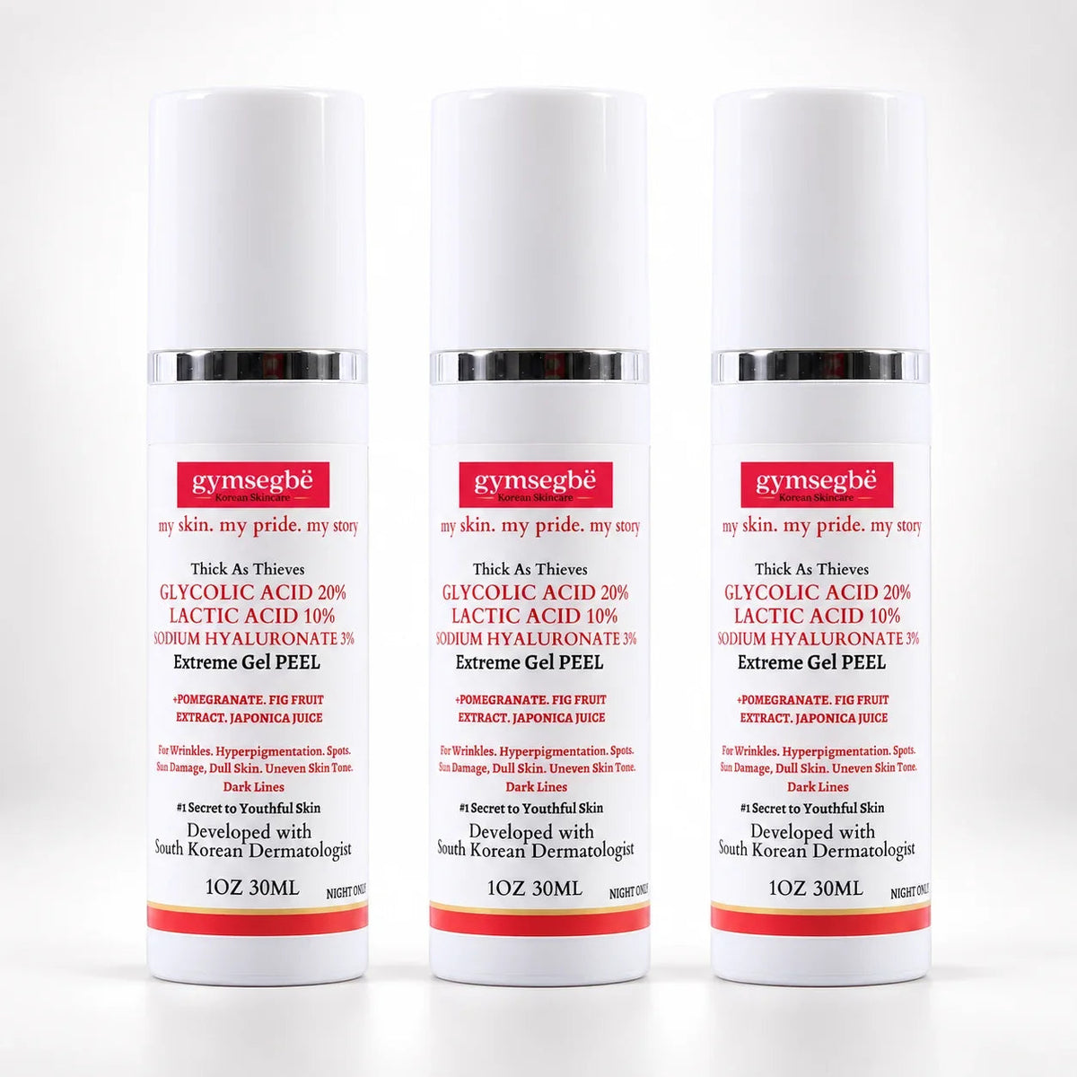 Thick As Thieves Pure Glycolic Acid Lactic Acid Extreme Gel Peel - 30ml