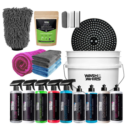 WASH&WHIPS Quick Detailing Pro Kit for Auto Detailing - 16-Piece Complete Car Care Set — photo 1 of 10