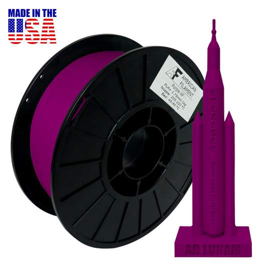 Lila AF 1,75mm PLA+ Filament, hergestellt in den USA!