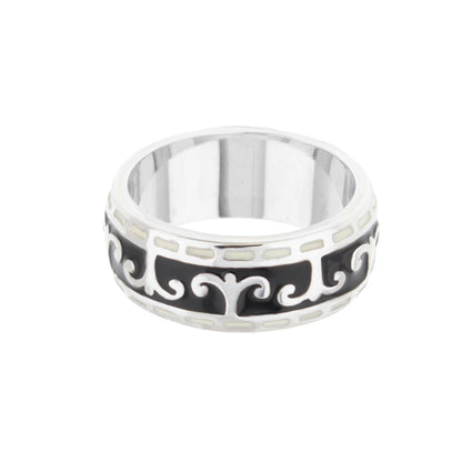 Renaissance Style Ring — Framed Scroll