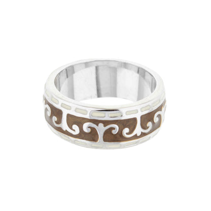 Renaissance Style Ring — Framed Scroll
