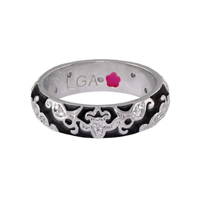 Daisy Swirl Band Ring