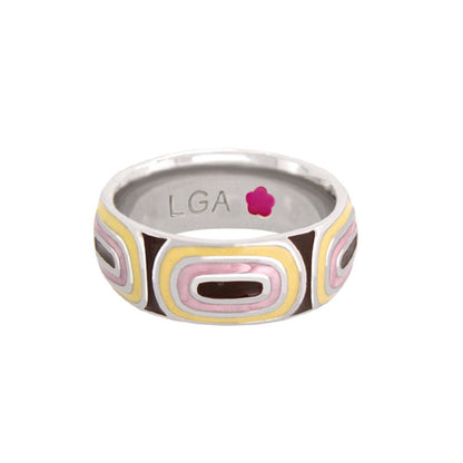 Modern Art Band ring