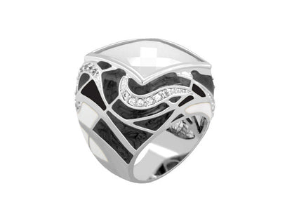 Bold Splash On Cocktail Ring