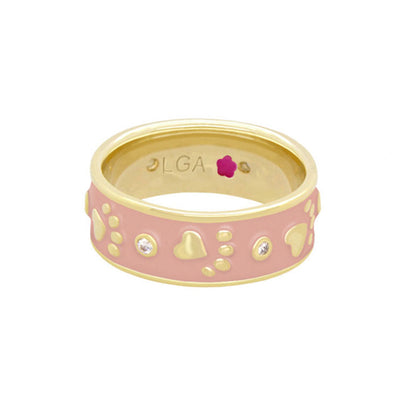 Animal Paradise Ring — Paw & Heart Band