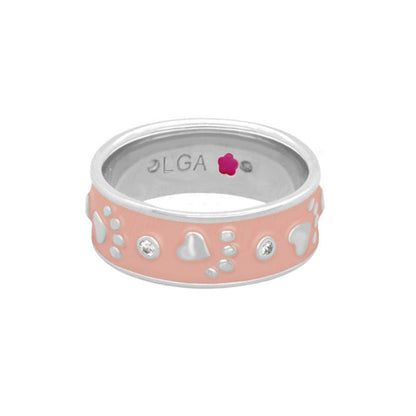 Animal Paradise Ring — Paw & Heart Band