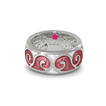 Butterfly World Band Ring — Swirl