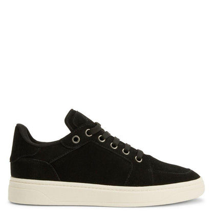 Giuseppe Zanotti GZ94 Men's Luxury Suede Lace-Up Sneakers with Unique Logo Detailing