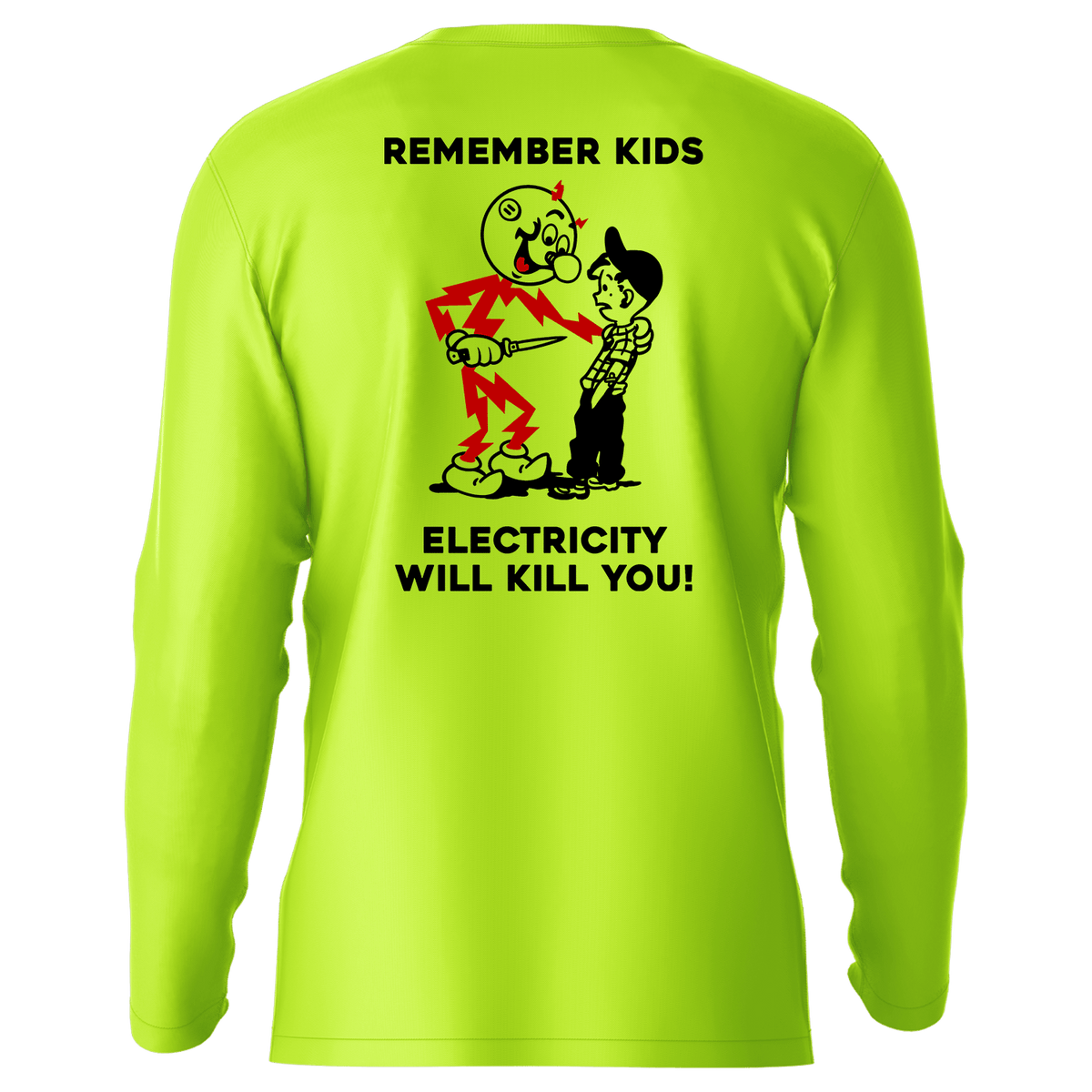 Remember Kids - Hi-Visibility UPF 50 Long Sleeve Sun Shirt — photo 1 of 3