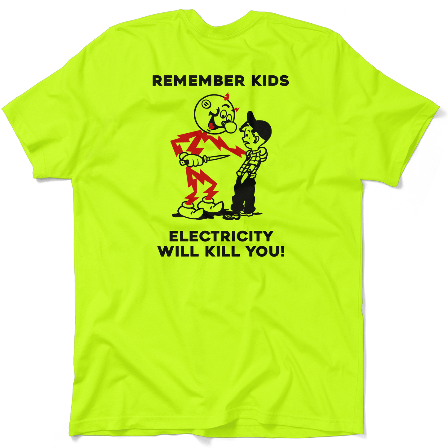 Remember Kids - Safety Yellow T-Shirt — photo 1 of 4
