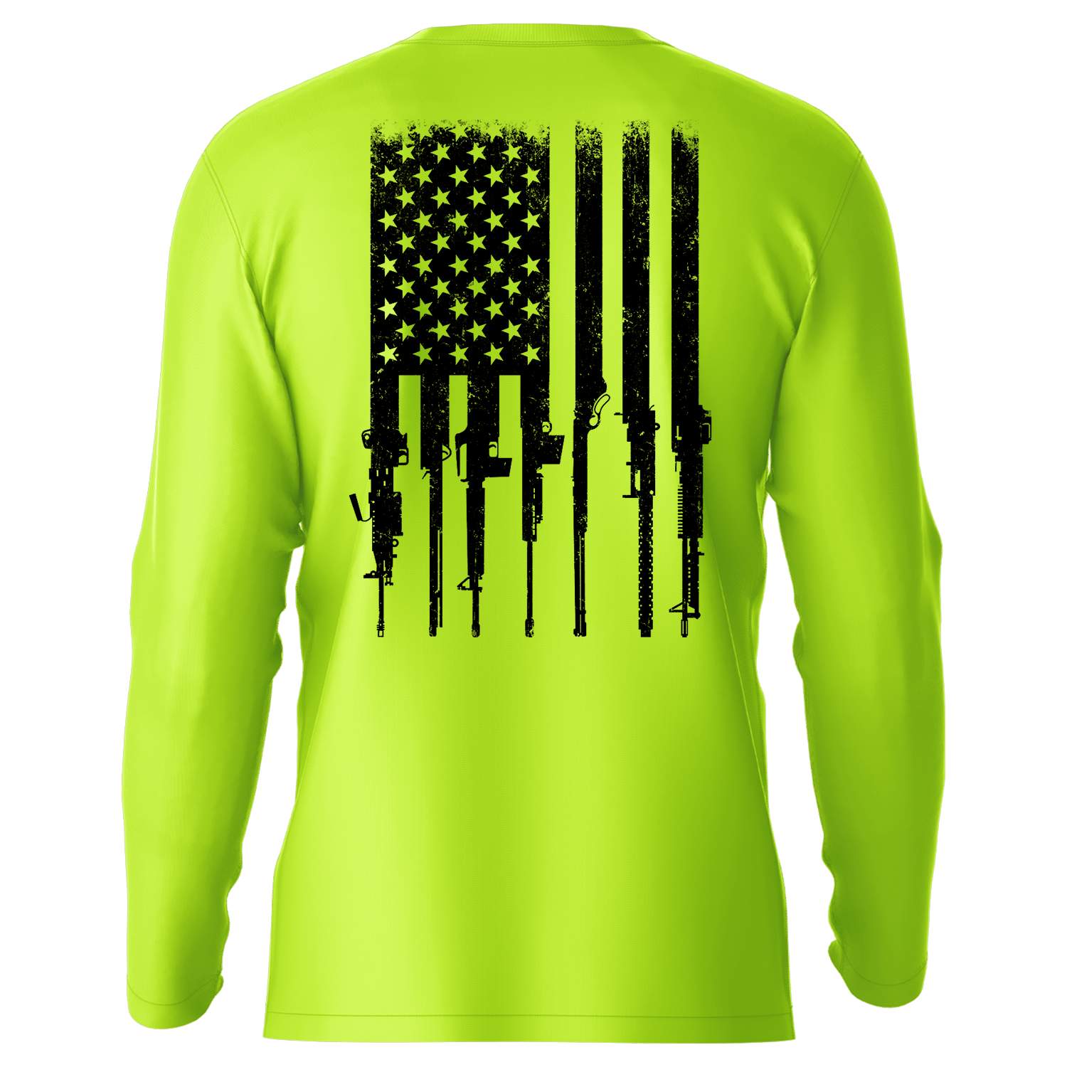 Rifle Flag - Hi-Visibility UPF 50 Long Sleeve Sun Shirt — photo 1 of 2