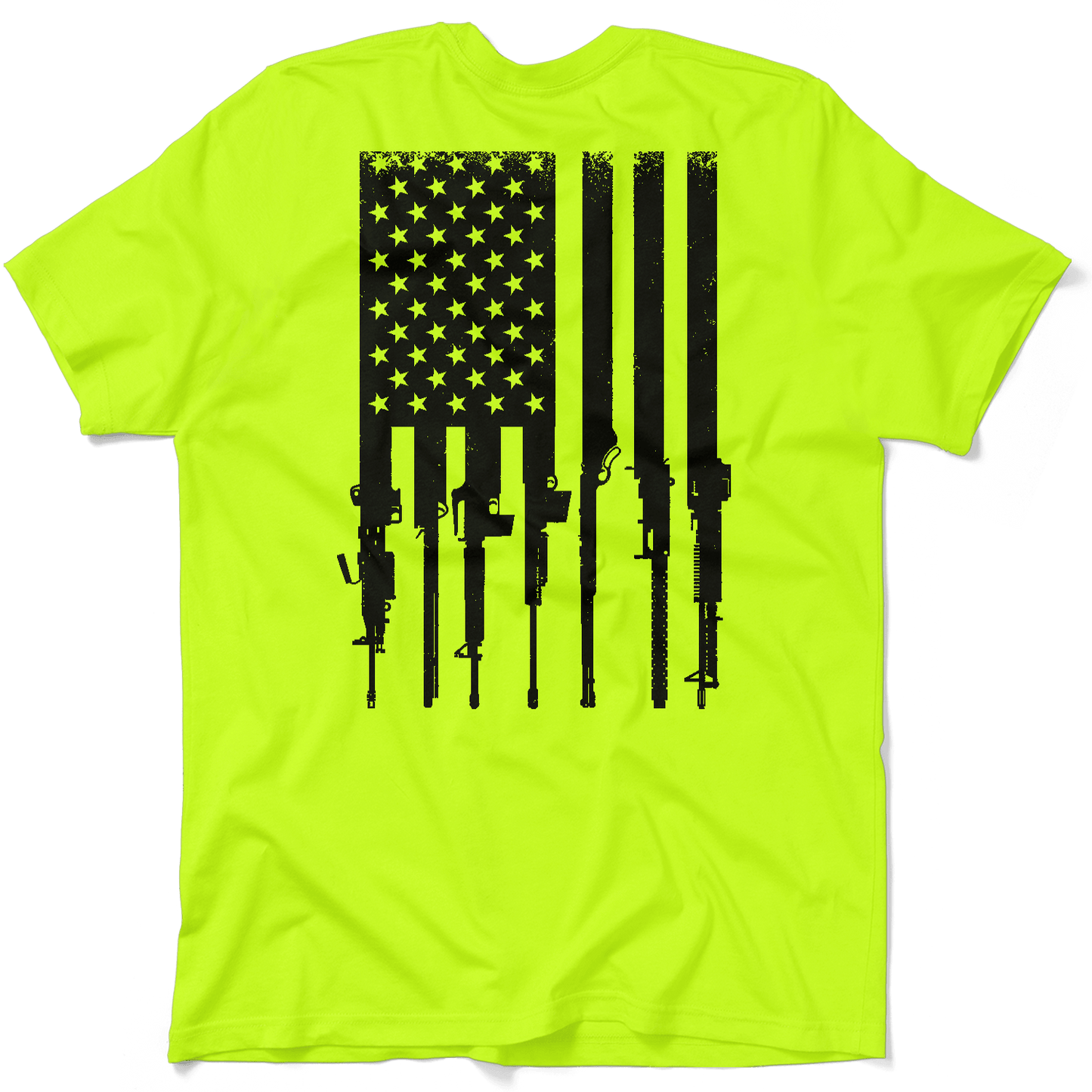 Rifle Flag - Safety Yellow T-Shirt — photo 1 of 4
