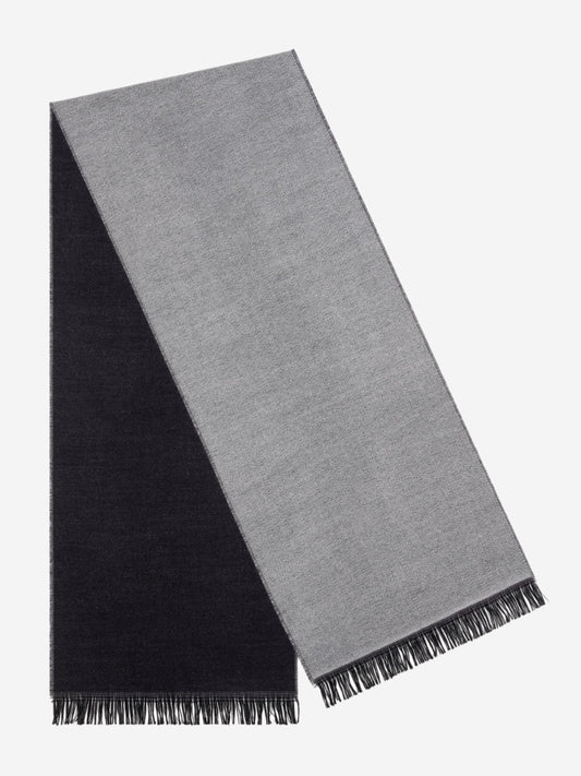 Romeo (blue/grey) - Italian warm and soft scarf made from 100% wool — photo 1 of 9