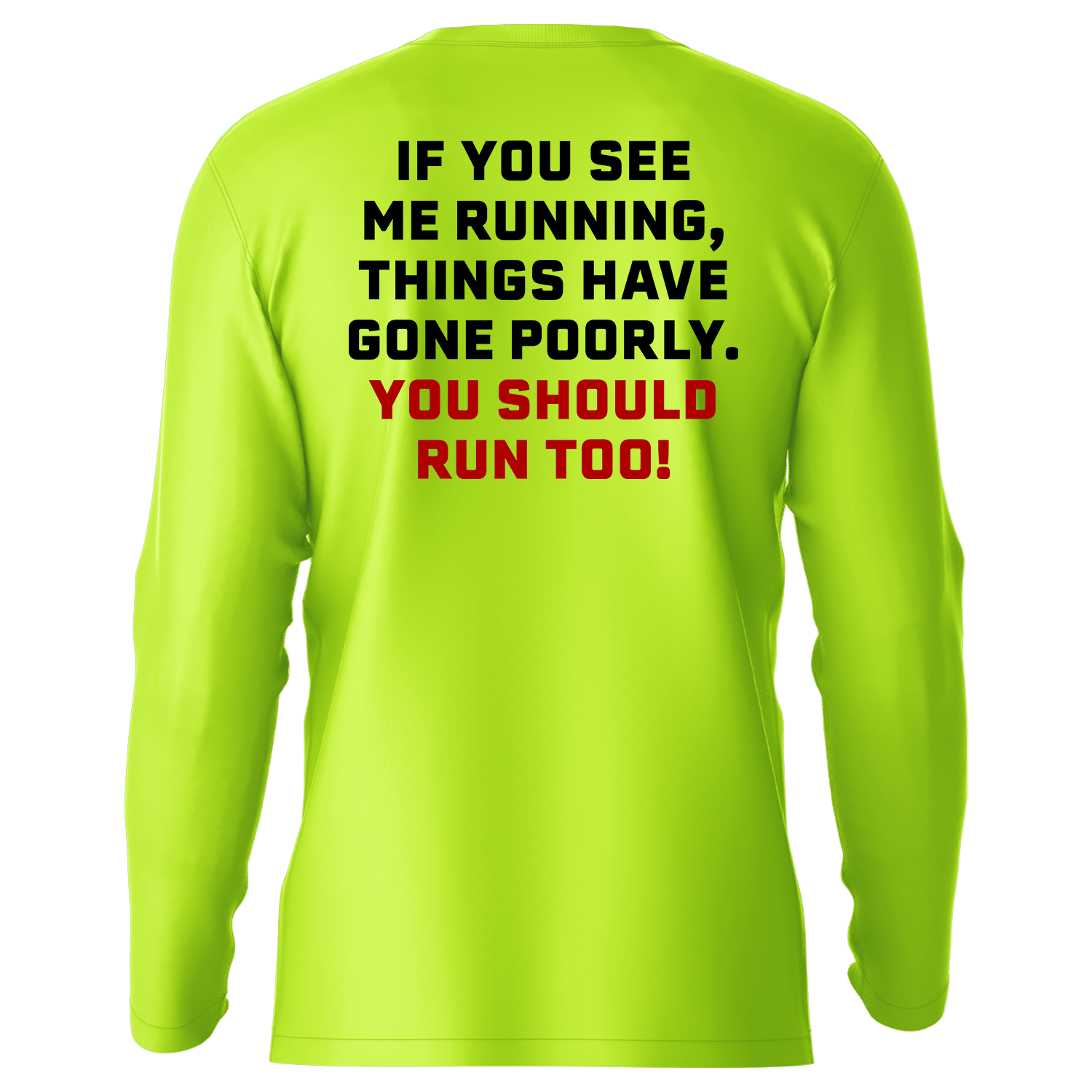 Run - Hi-Visibility UPF 50 Long Sleeve Sun Shirt — photo 1 of 3