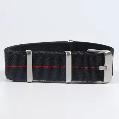 Motorola Moto French Parachute Nylon Watch Band Elastic Military Strap