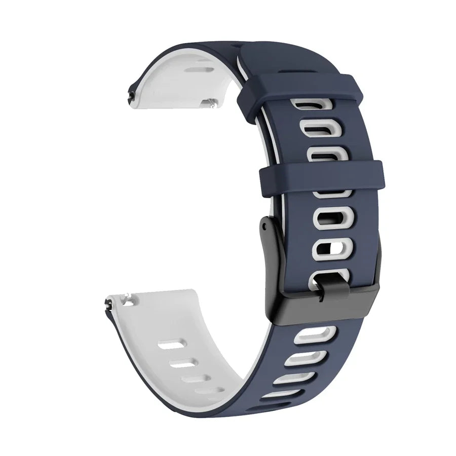 Motorola Moto Smartwatch Band Silicone Strap Stainless Steel Buckle Bracelet