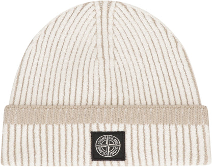 STONE ISLAND Ribbed Knit Hat - Men's