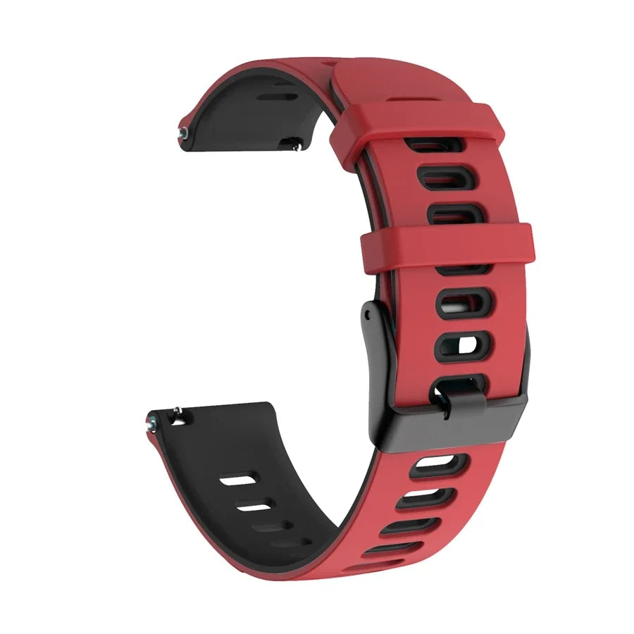 Motorola Moto Smartwatch Band Silicone Strap Stainless Steel Buckle Bracelet