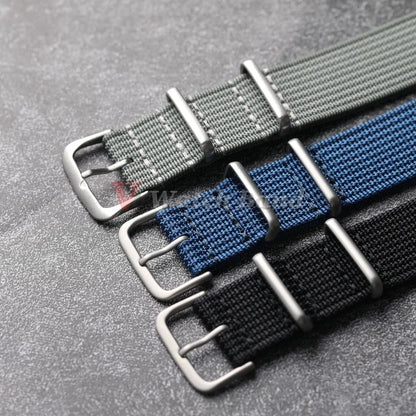 Motorola Moto Ribbed Nylon Fabric Watch Band - Durable Quick Release Strap