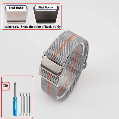 Motorola Moto Elastic Nylon Watch Band - Quick Release Parachute Strap